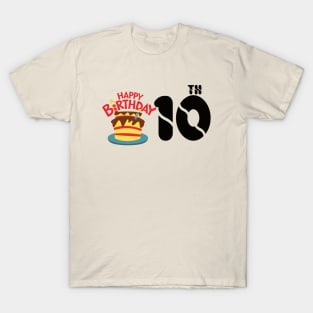 happy birthday 10th T-Shirt